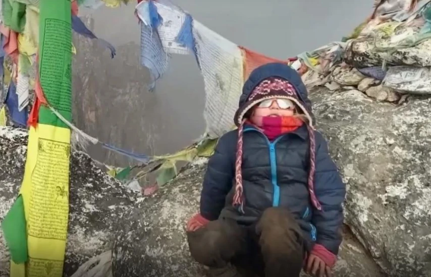 Малката Зара (4 години) постави световен рекорд, достигайки до базовия лагер на Еверест