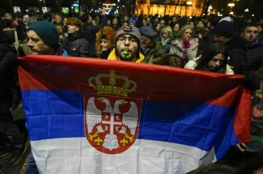 Масов протест в Белград след изборите на 17 декември събра хиляди участници