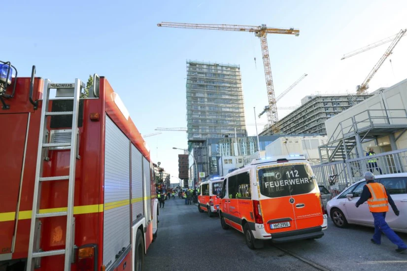 Четирима български работници загинаха при срутване на строително скеле в Хамбург