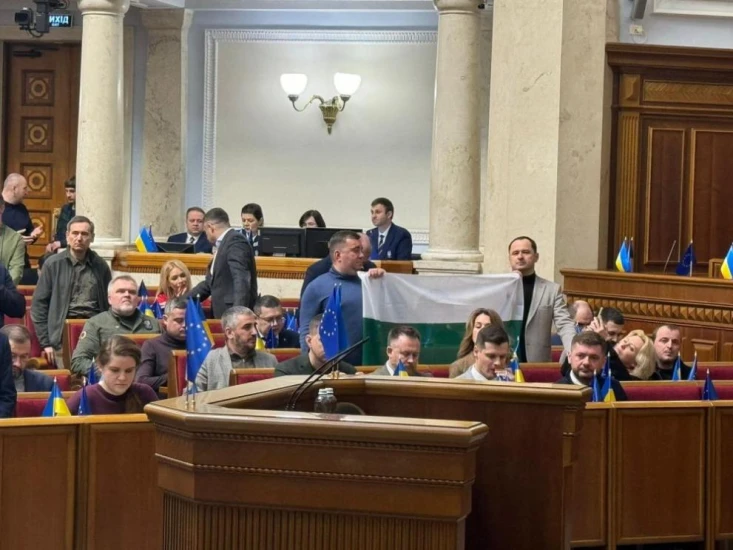 Желязков в Украинския парламент: Не ще ви оставим, докато Украйна не се възстанови